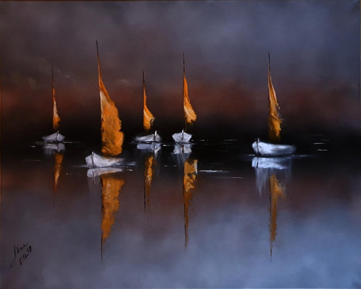 ArteDiAlina.com painting: like candles